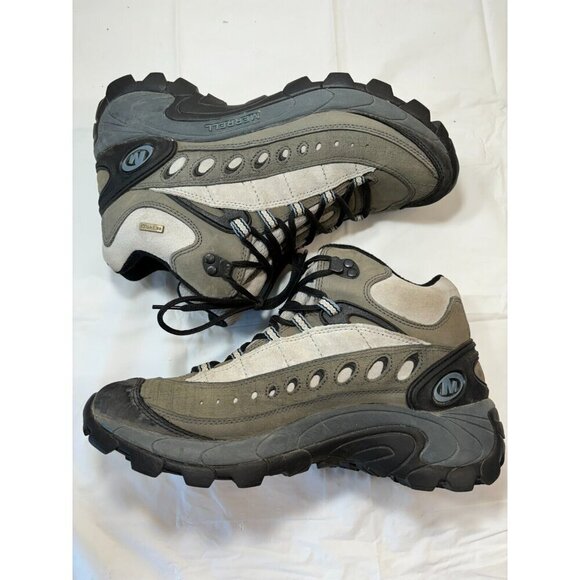 Merrell Pulse II Womens Waterproof Mid Top Shale Hiking Boots Size 9.5 - Picture 8 of 11